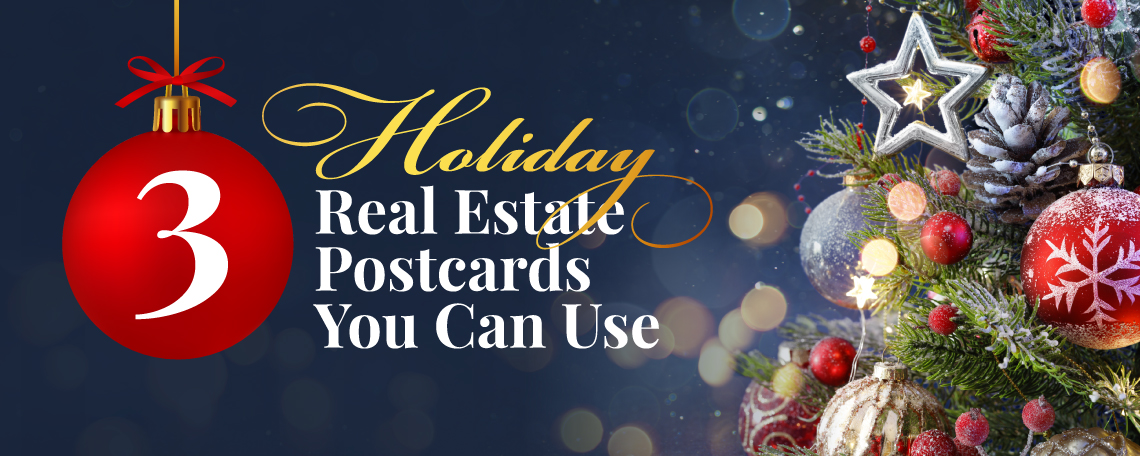 Real Estate Holiday Postcards, Holiday Postcards