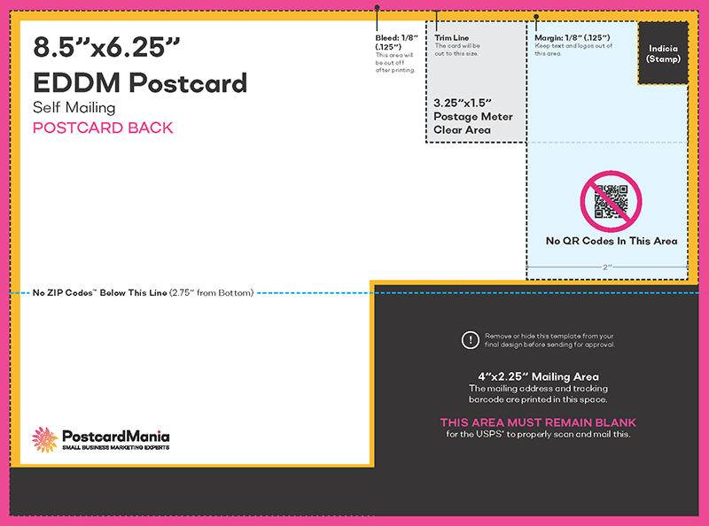 Postcard Design and Mailing Free Templates 4×6 5×7 6×11 Standard