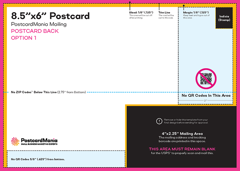 4x6 Postcard Templates  Free 4x6 Postcard Printing Templates PDF - U.S  Press