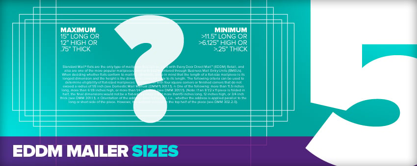EDDM Mailer Sizes