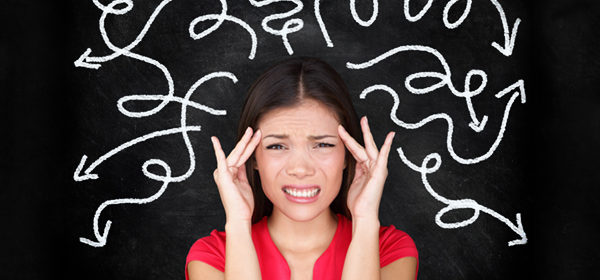 Woman looking confused
