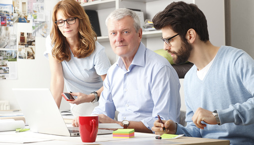 Group of business owners