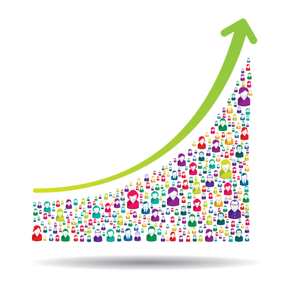 graph of leads going up