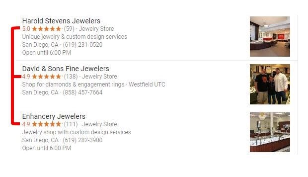 jeweler reviews on Google