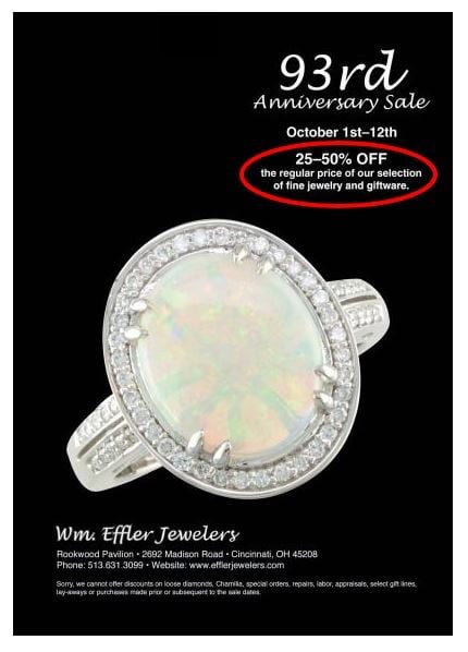 effective jewelry postcard example