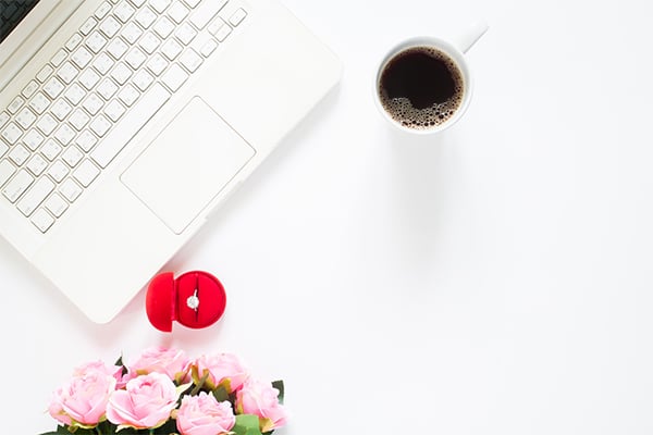 laptop and coffee