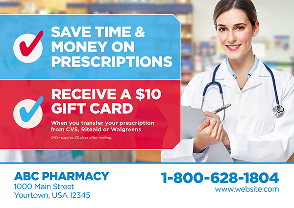 pharmacist postcard design