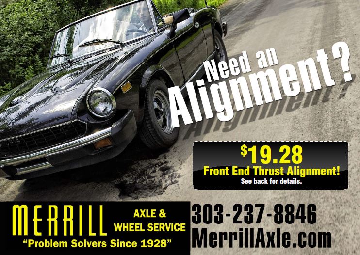 merrill auto service postcard