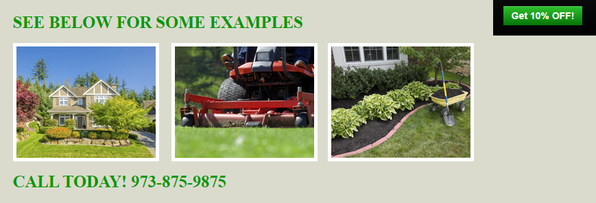 landscaping website photos examples