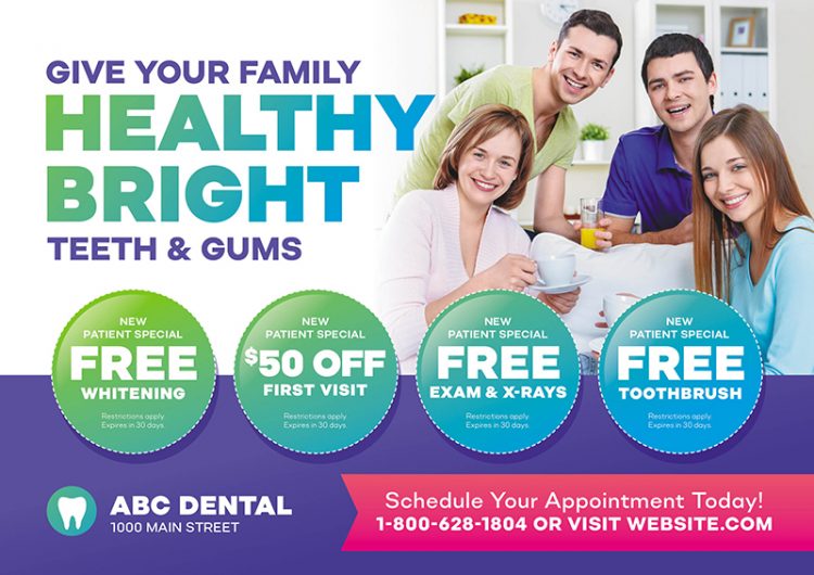 78 Brilliant Dentist Direct Mail Postcard Advertising Examples